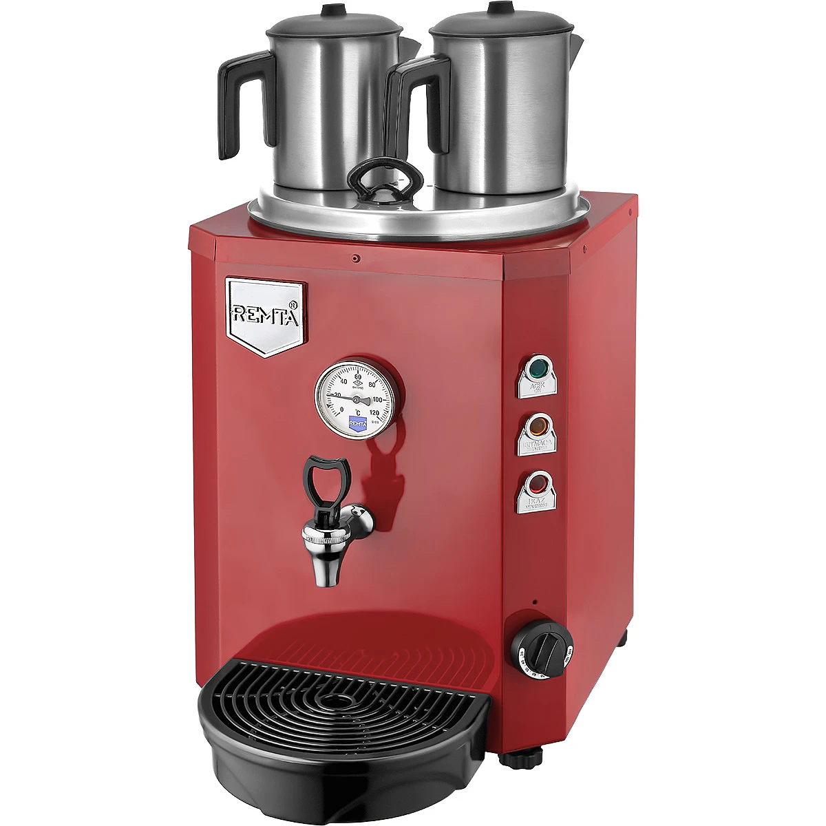 Remta DE12 Jumbo 2 Demlikli Çay Makinesi 15 lt – Kahveci Ocakları – detay görseli 2 (küçük görsel)