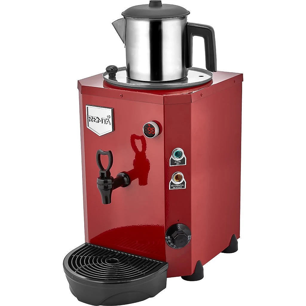 Remta DE14 Tek Demlikli Jumbo Çay Makinesi 9 lt – Kahveci Ocakları – detay görseli 2 (küçük görsel)