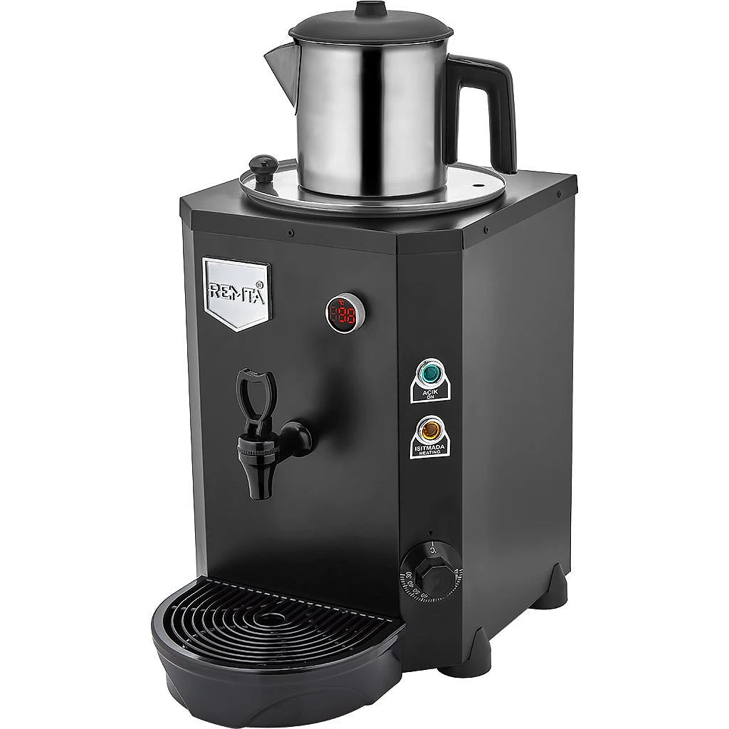 Remta DE14 Tek Demlikli Jumbo Çay Makinesi 9 lt – Kahveci Ocakları – detay görseli 3 (küçük görsel)
