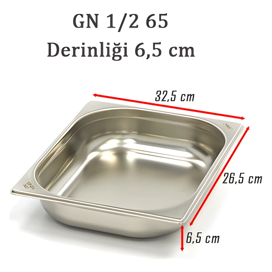 1/2-65 Standart GN Gastronom Küvet 6GN00021