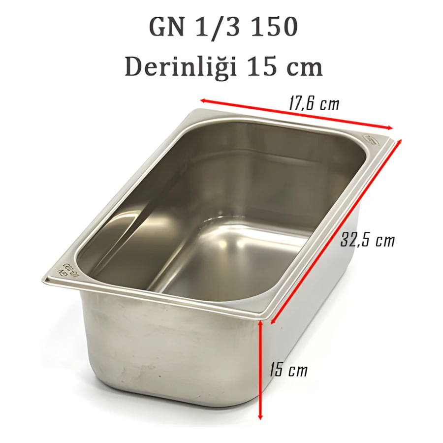 1/3-150 Standart GN Gastronom Küvet 6GN00029