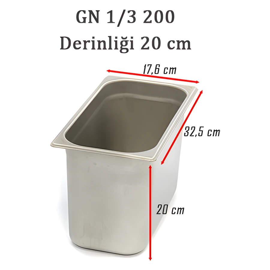 1/3-200 Standart GN Gastronom Küvet 6GN00030