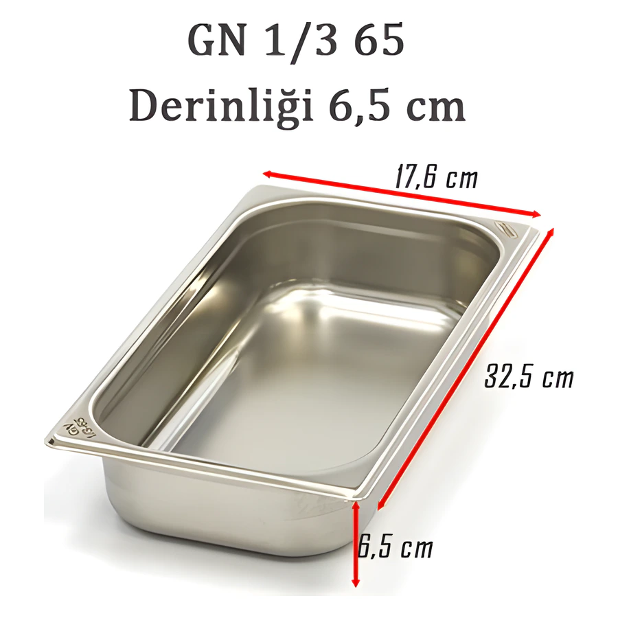 1/3-65 Standart GN Gastronom Küvet 6GN00027