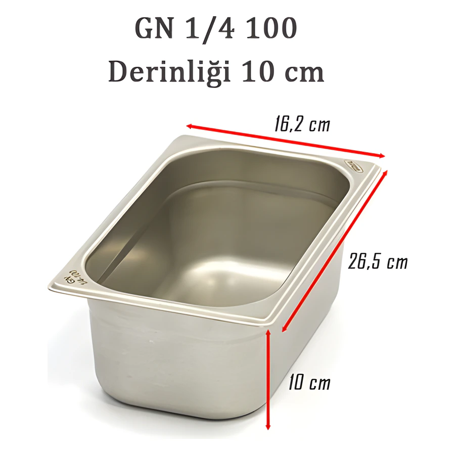 1/4-100 Standart GN Gastronom Küvet 6GN00033