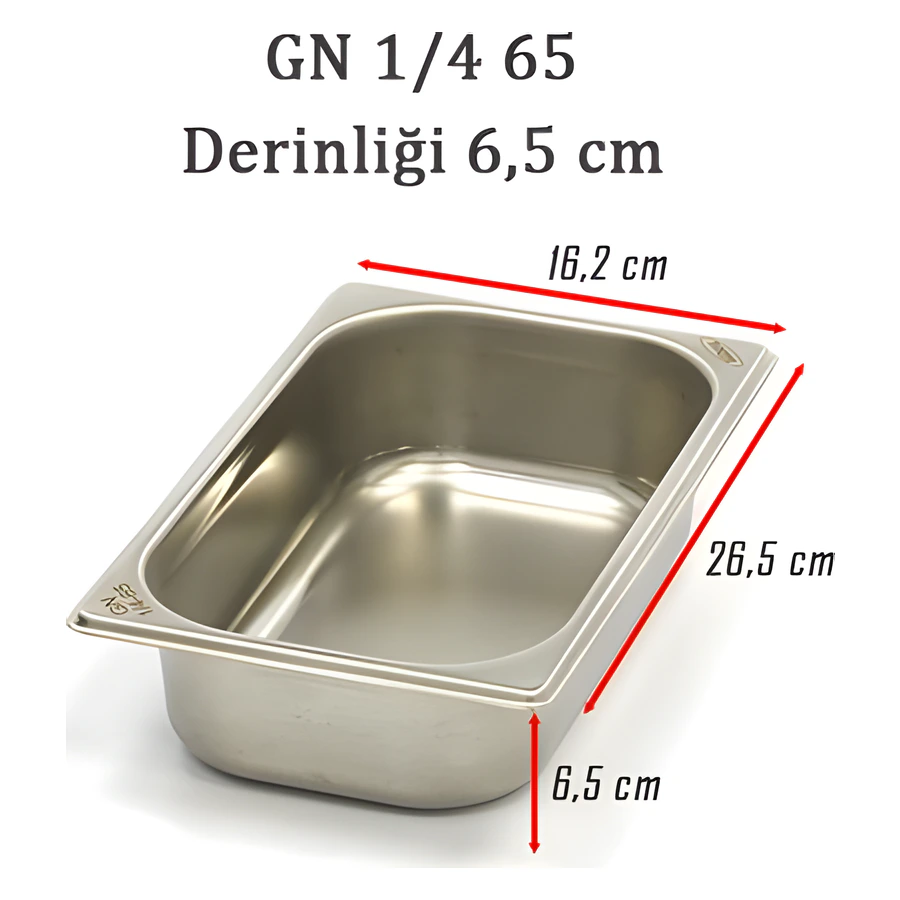 1/4-65 Standart GN Gastronom Küvet 6GN00032