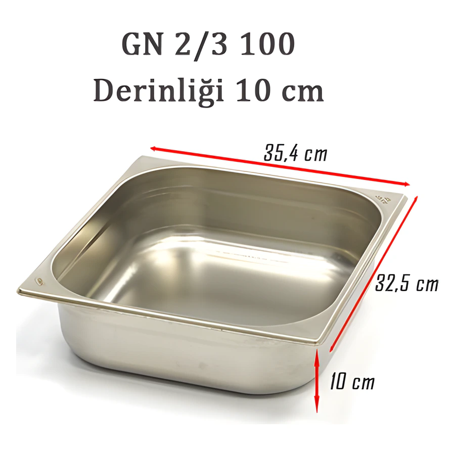 2/3-100 Standart GN Gastronom Küvet 6GN00278