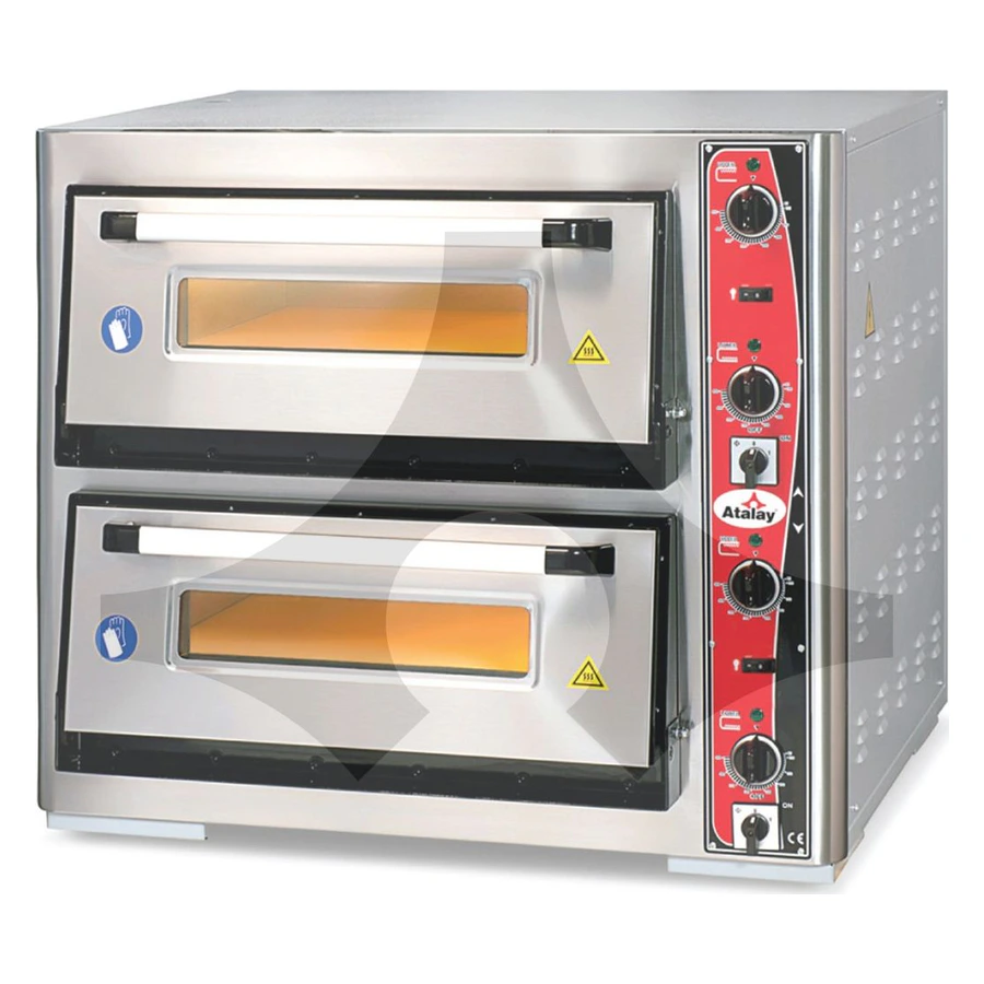Atalay Pizza Fırını 62 cm x 62 cm Çift Katlı APF-62-2