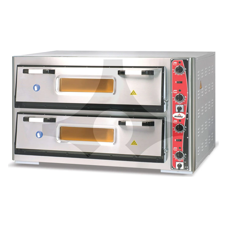 Atalay Pizza Fırını Çift Katlı 92 cm x 92 cm APF-92-2