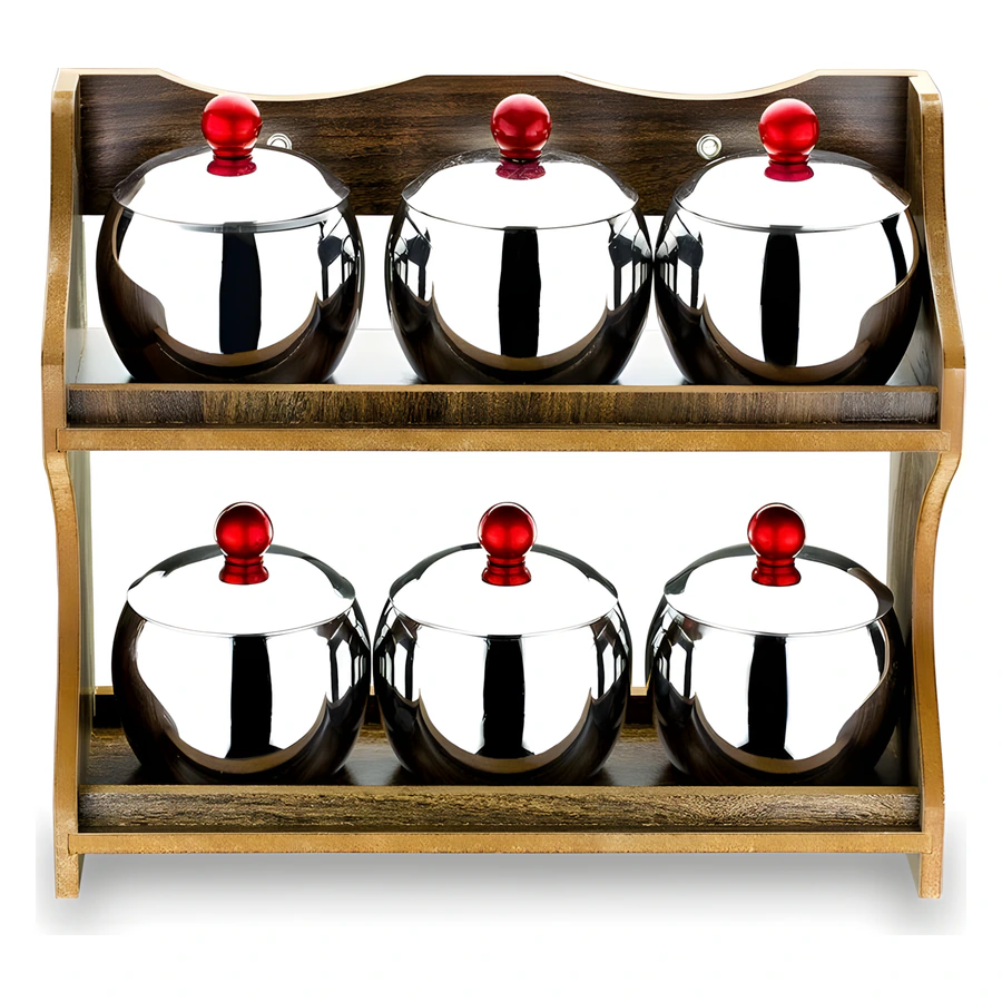 Baharatlık Set 6 Lı – Masaüstü Ürünler ULUTAŞ BAHARATLIK