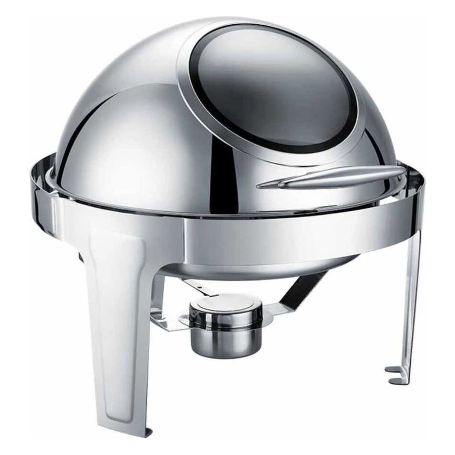Chafıng Dısh Roll Top Yuvarlak Camlı 6 L (CDC-6C) – Yardımcı Ekipmanlar