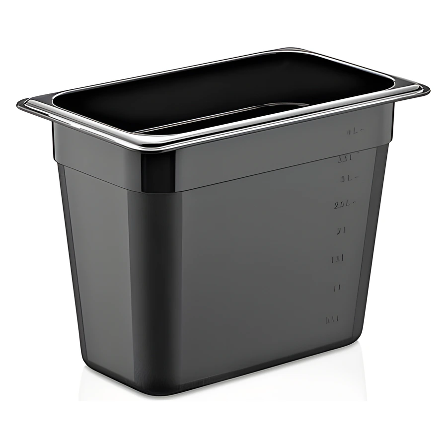 GN Pc Siyah Küvet – Gastronom Küvetler ve Evyeler GNP-13200/B