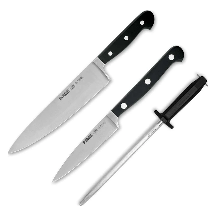 Pirge Classic Şef Bıçak Seti 3 Parça