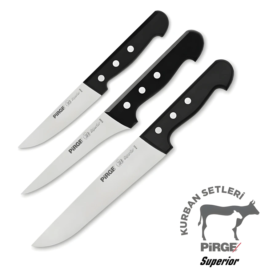 Pirge Superior Kurban Bıçak Seti 3'LÜ – Bıçaklar 35184