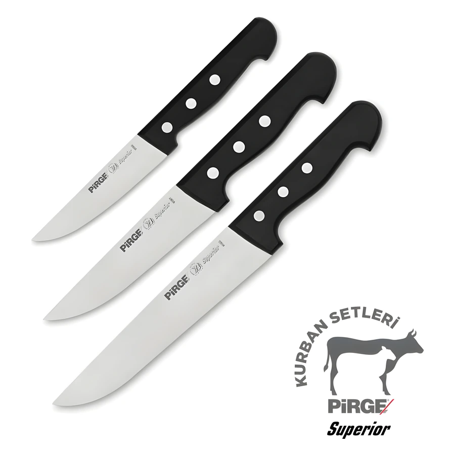 Pirge Superior Kurban Bıçak Seti 3'LÜ – Bıçaklar 35185
