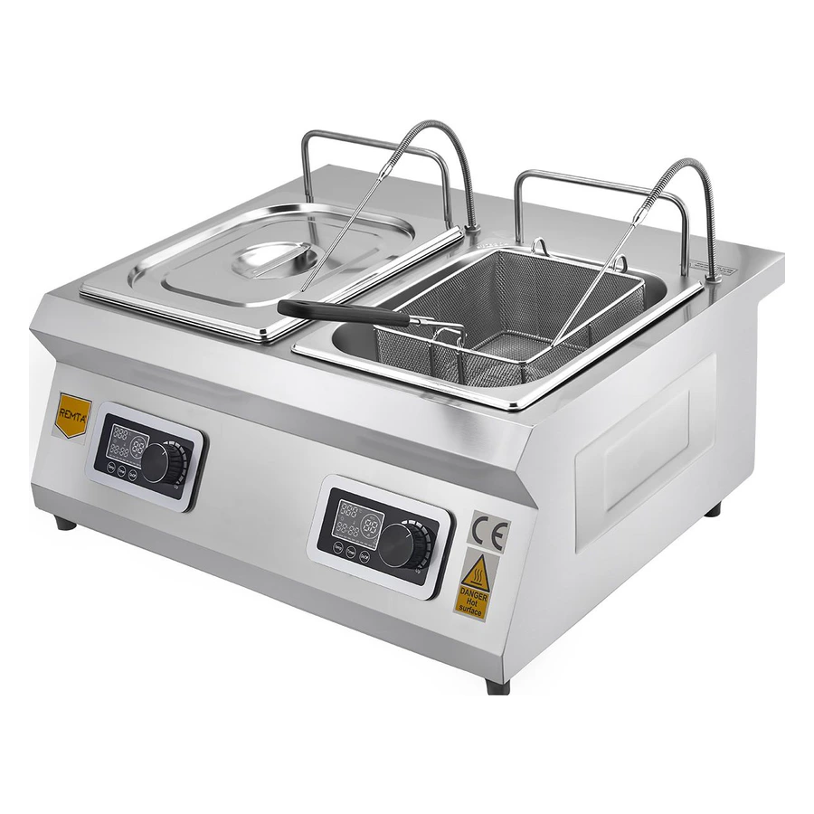 Remta 6+6 lt Elektrikli İndüksiyon Fritöz WZ-TZ035x2