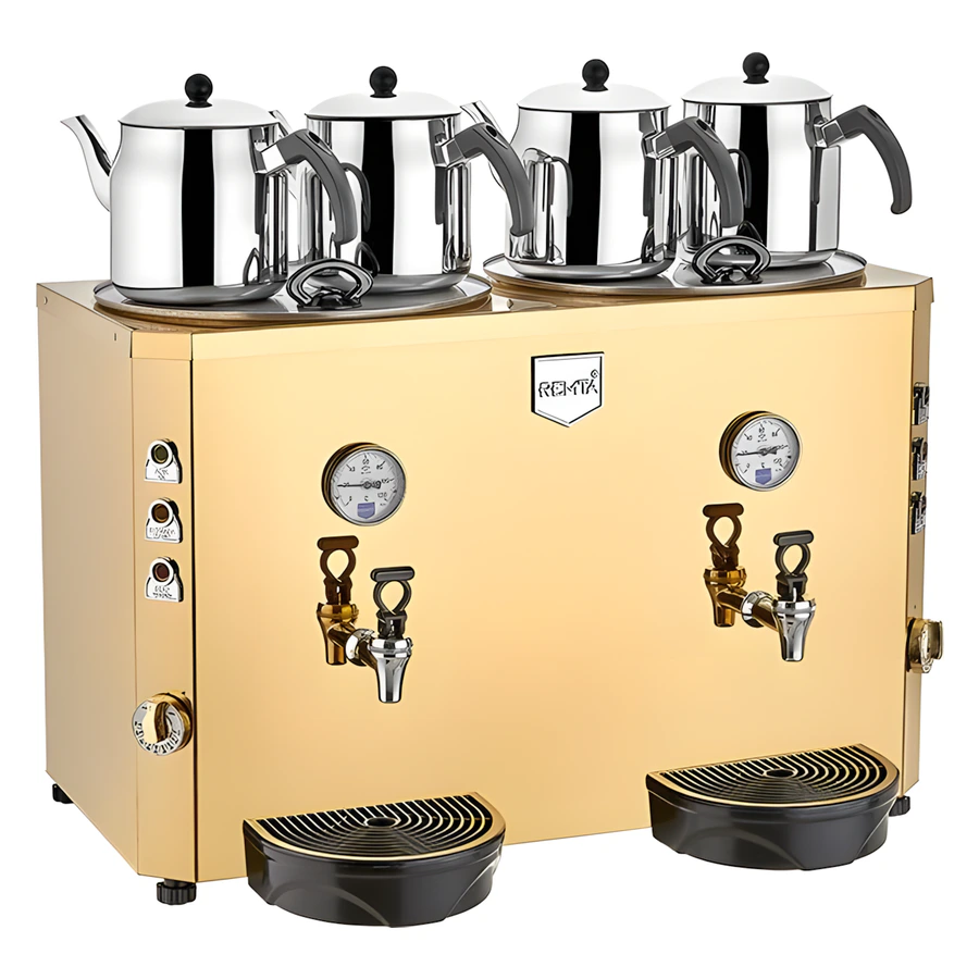 Remta DE13 4 Demlikli Jumbo Çay Makinesi 46 lt