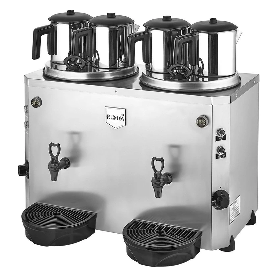 Remta DE17 4 Demlikli Jumbo Çay Makinesi 17+17 lt