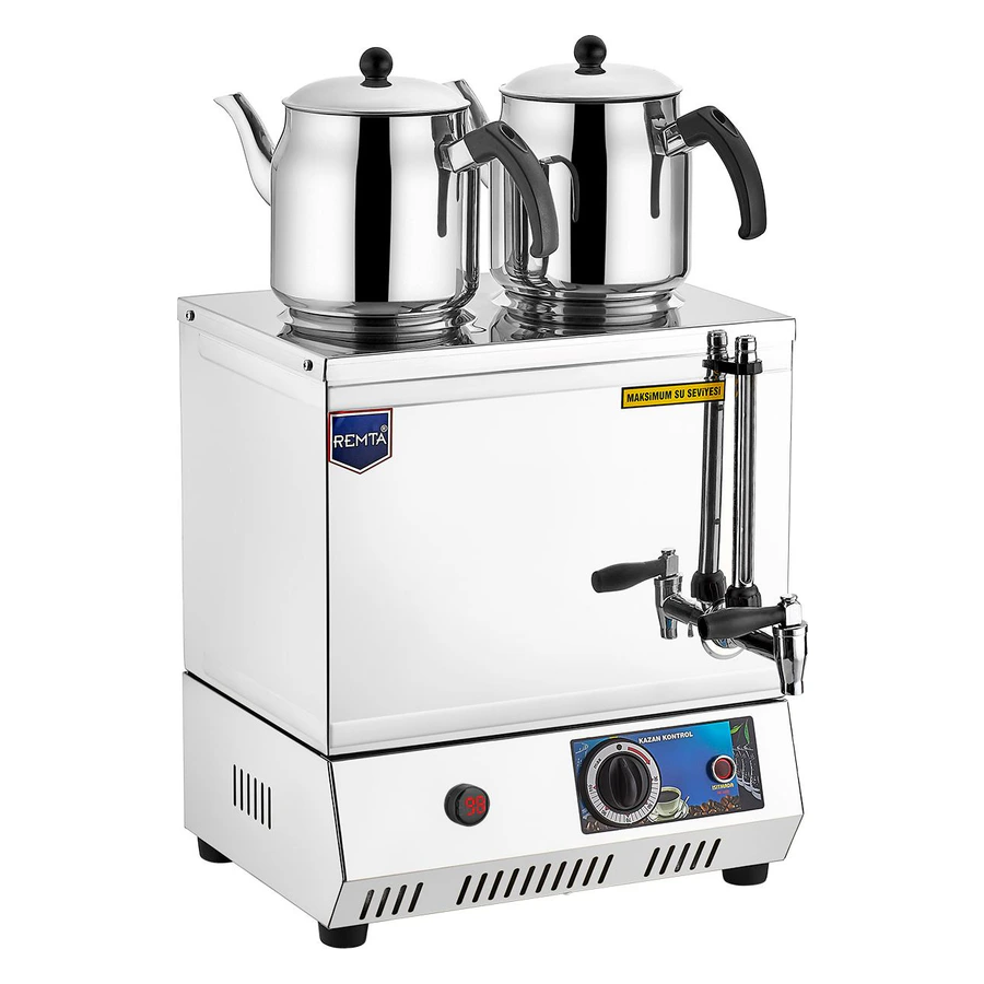 Remta EP02 Çift Demlikli Elektrikli Çay Ocağı (Pleytsiz) 24 lt