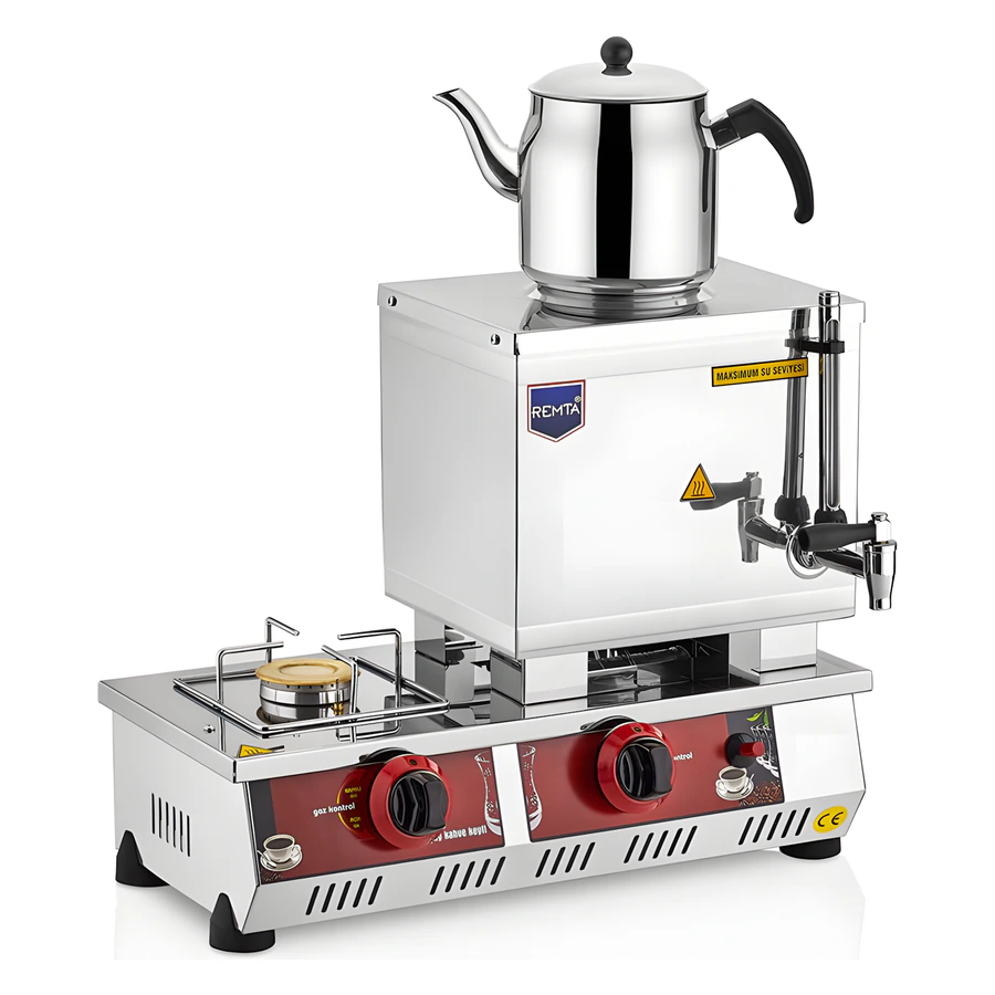 Remta N10 15 Model Tek Demlikli Gazlı (CE) Çay Ocağı 14 lt – Kahveci Ocakları
