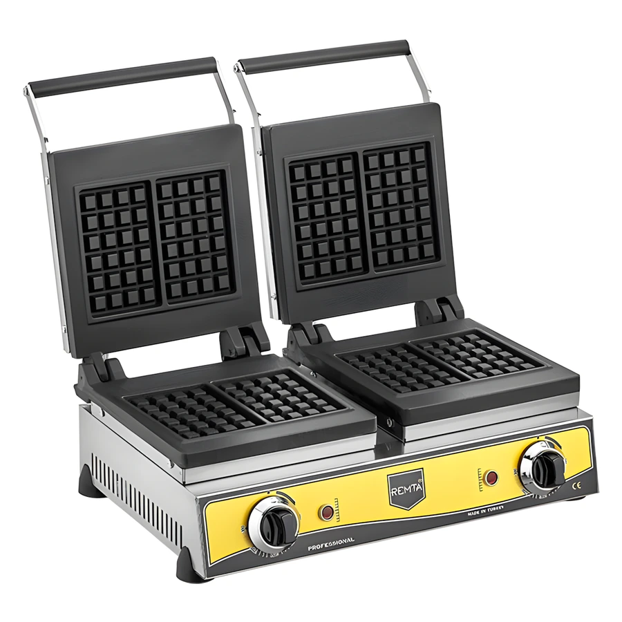 Remta W14 Çiftli Kare Model Waffle Makinesi Elektrikli