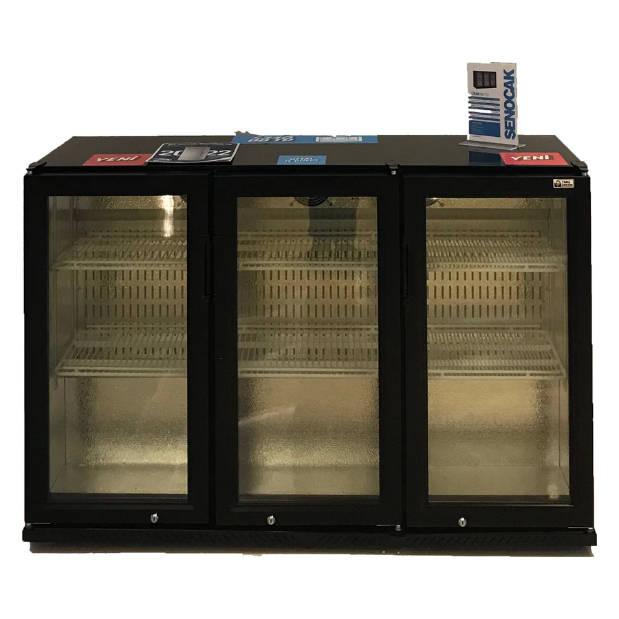 Şenocak S 340 Bar Tipi Şişe Soğutucu 3 Kapılı