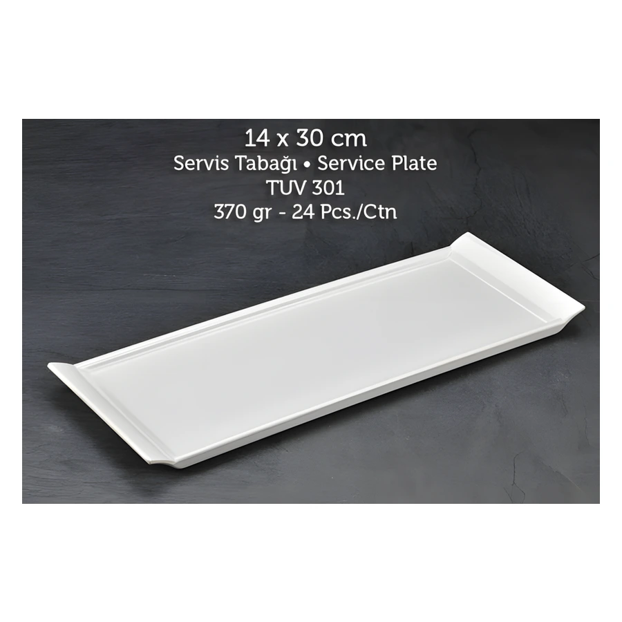 Tuva Therm 14X30 cm Servis Tabağı