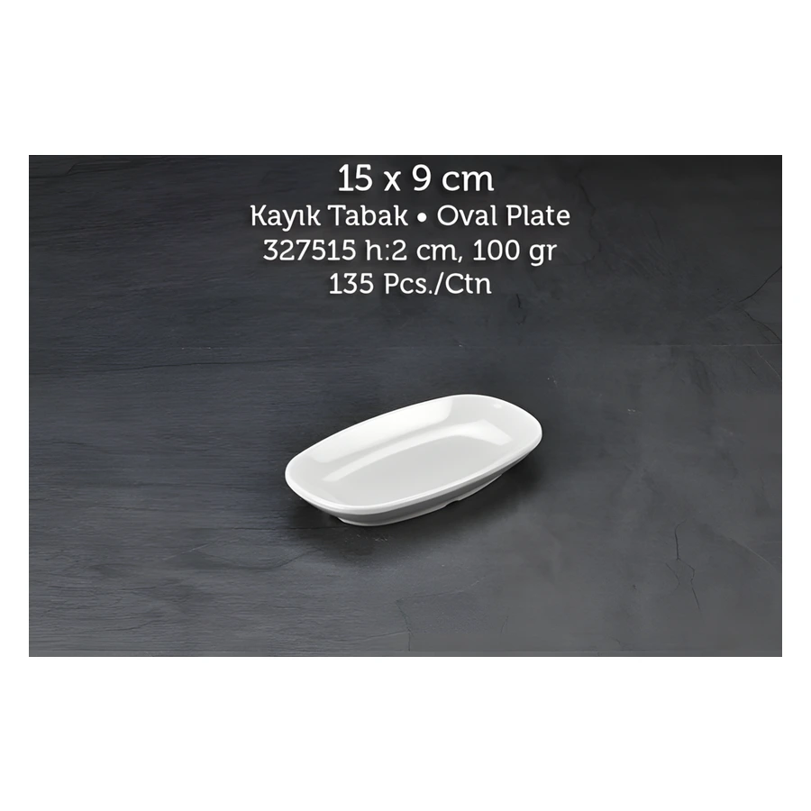Tuva Therm International 15x9 cm Kayık Tabak