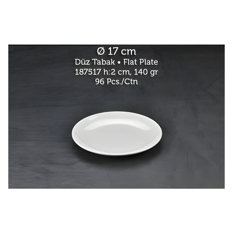 Tuva Therm International 17 cm Düz Tabak