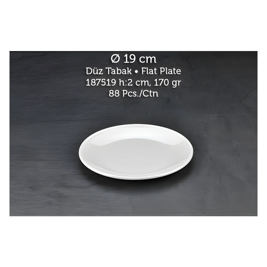 Tuva Therm International 19 cm Düz Tabak