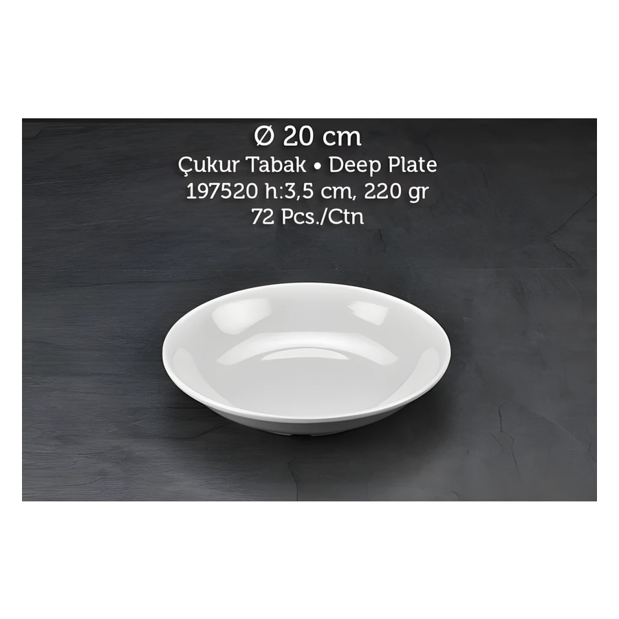 Tuva Therm International 20 cm Çukur Tabak