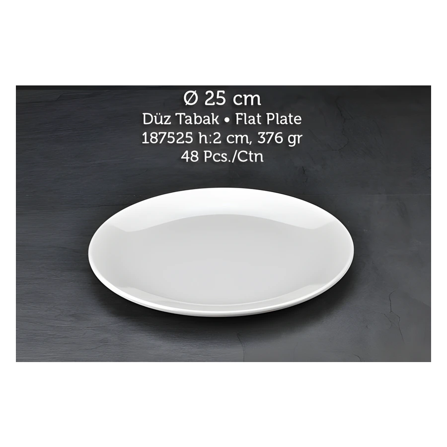 Tuva Therm International 25 cm Düz Tabak