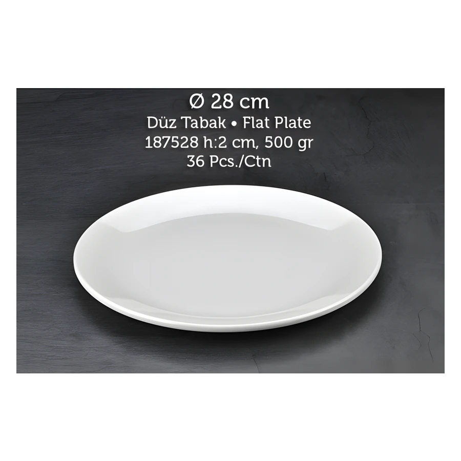 Tuva Therm International 28 cm Düz Tabak